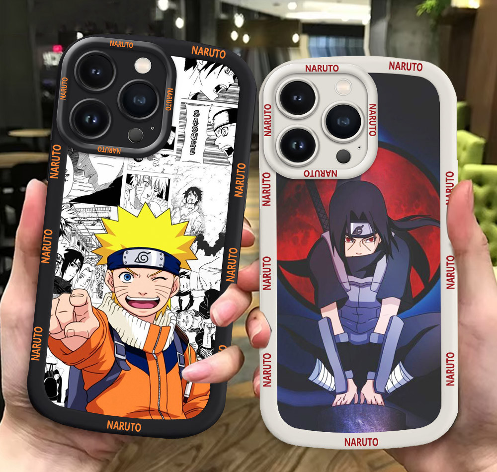 G39 Naruto ขาวดำเคสโทรศัพท์หรับ iPhone 14 15 Plus Pro Max ปก
