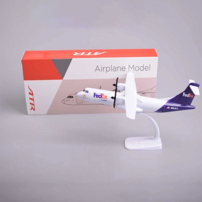 28 ซม.Federal ATR เครื่องบินรุ่นใบพัดหมุนได้เครื่องบินผู้โดยสาร Federal Cargo เครื่องบิน Federal ATR