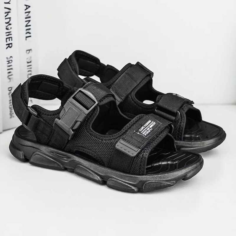 C 2026 Y2k New Men's Sport Sandals Adjustable Strap Non-Slip Chunky Sole Outdoor Hiking Sandals Bre