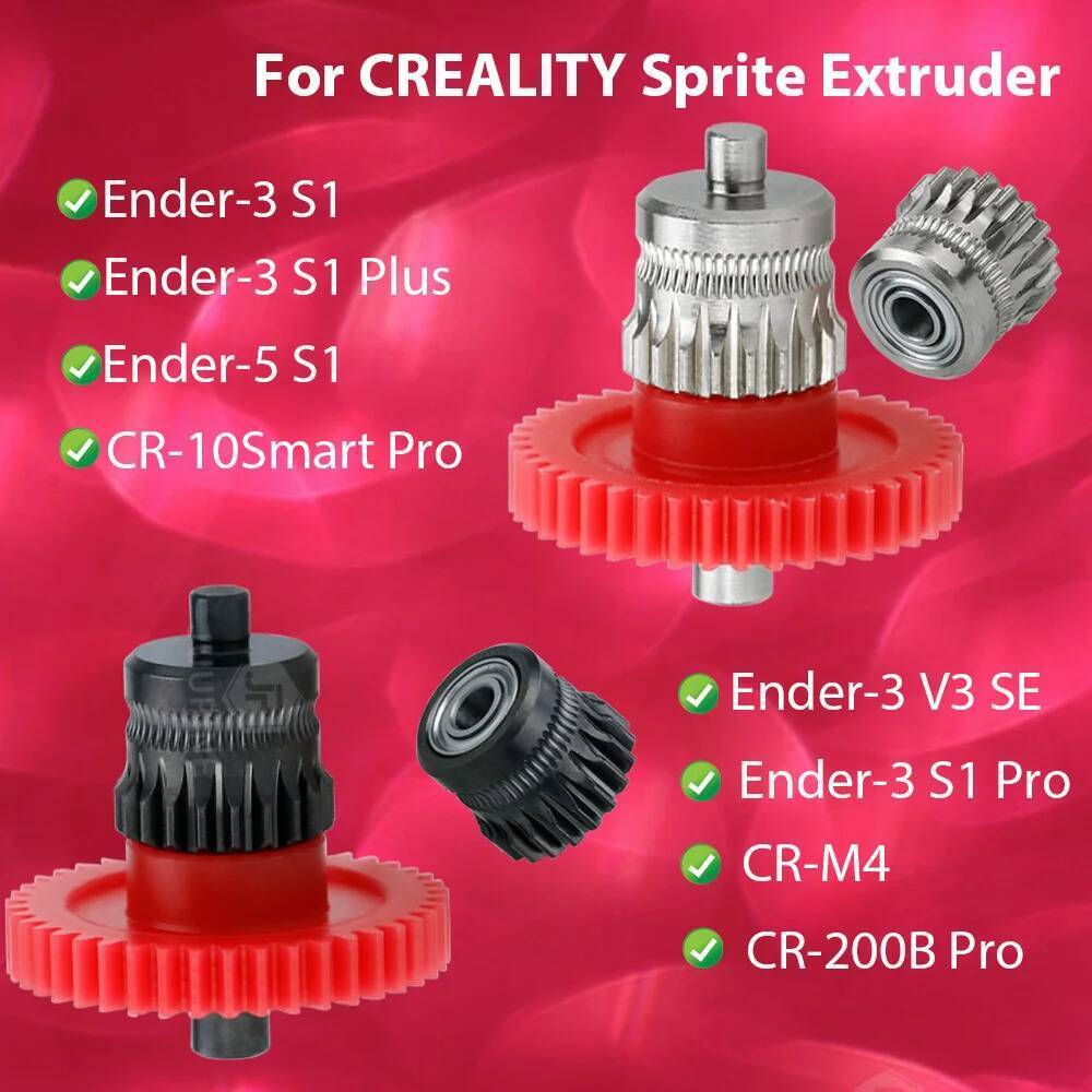 สําหรับ Creality Sprite Extruder เกียร์ Nano - Coating แม่พิมพ์เกียร์เหล็กแบบบูรณาการเพลาสําหรับ CRE