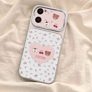 เหมาะสําหรับเคสโทรศัพท์ Vivo Y28 4G ดีไซน์ใหม่รักหมีโบว์กันกระแทก soft Case TPDT20
