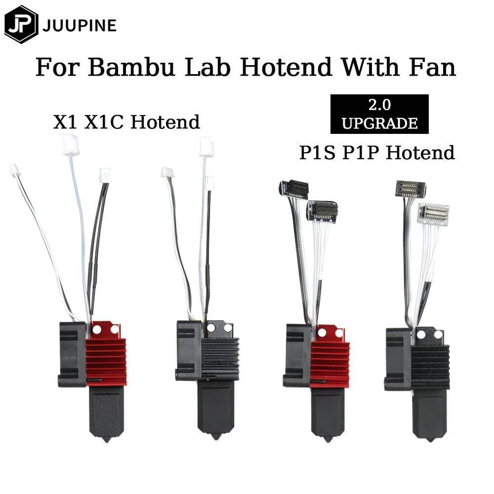 สําหรับBambu Lab HotendพัดลมHotend P1s P1P X1 X1C Hotendพิมพ์หัวอัพเกรดHot EndสําหรับBambu Lab Hoten