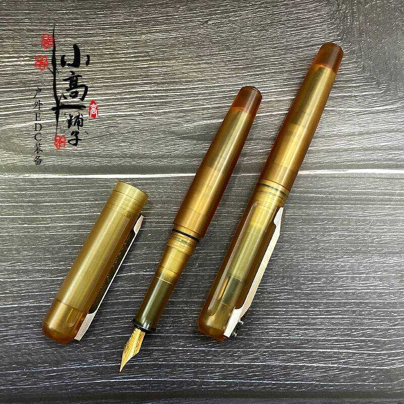 C PEI And Titanium Alloy EDC Fountain Pen Signature Pen Stationery Writing Multi-Functional Portabl