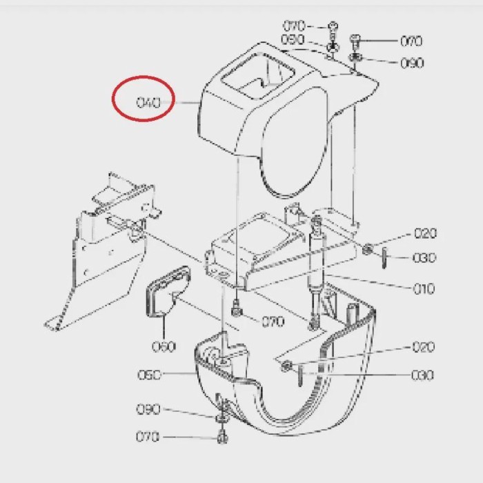 RC418-91350,COVER CONSOLE KUBOTA DIGGER KX121-3S,KX161-3S,KX91-3S,U35-3,U35-3S,U45-3S,RC418-91350