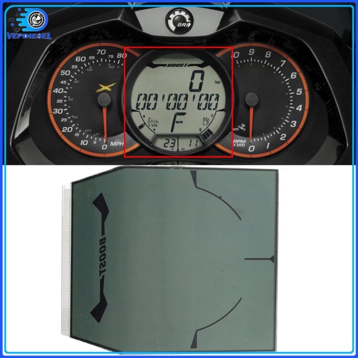 1pc LCD Instrument Cluster Display For Sea-Doo 4-Tec RXP-X RXT-X RXP RXT 255 260 300 278002716 2780