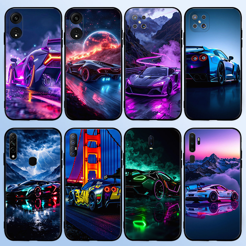 สําหรับ OPPO R9 F1 Plus R9S Reno 2 2Z 2F 3 4 Pro 5 5F Lite 5K GTR กีฬารถ 6Y11 Soft TPUซิลิโคนเคสโทรศ