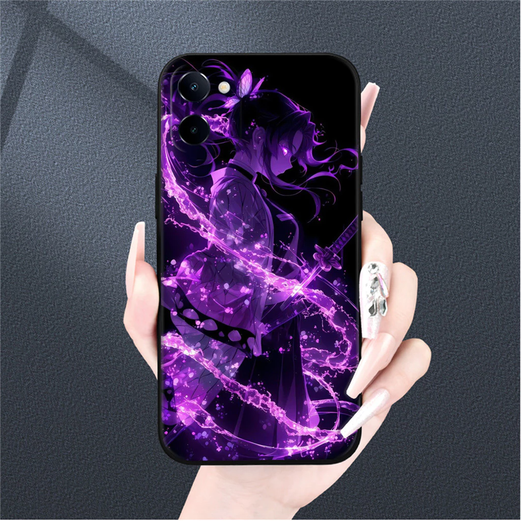 เคสซิลิโคนลาย Demon Slayer Shinobu สำหรับ Vivo Y01/Y02T/Y02/Y03/Y5S/Y11/Y11S/Y20i/Y20S/Y12S/Y12A/Y15S/Y15A/Y16/Y17/Y12/Y15/Y17S thumbnail 9