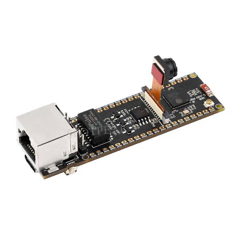 ESP32-S3 PoE RJ45 / OV2640 OV5640 บอร์ดพัฒนากล้อง / W5500 / Micro-SD เข้ากันได้กับ Raspberry Pi