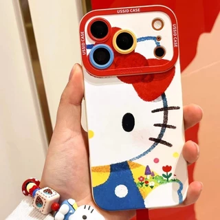 [แมวน่ารักใหม่] เคสโทรศัพท์ ไอโฟน 17โปรแม็กซ์16/15 โซ่แขวน 14/13 ซิลิโคน 12