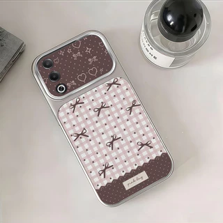 เคสสําหรับเคสโทรศัพท์ OPPO A3 PRO ใหม่หนังระดับไฮเอนด์หมีเค้กลายกุทัณฑ์ปลอกกันกระแทก TPDT18