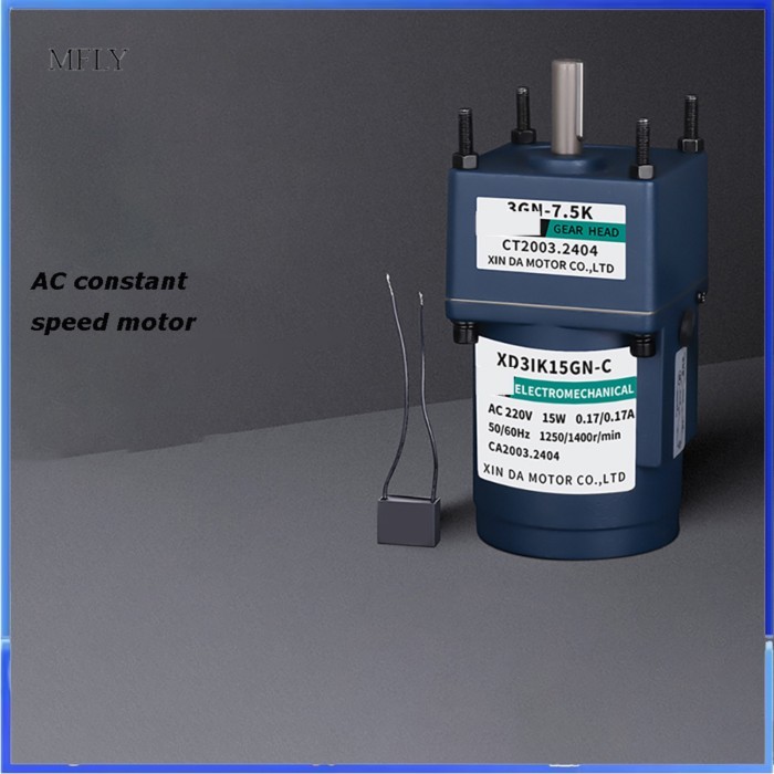 3IK15GN-C Fixed speed Gear Reducer Motor Single-Phase Motor Miniature Slow Speed Engine 15W Inducti