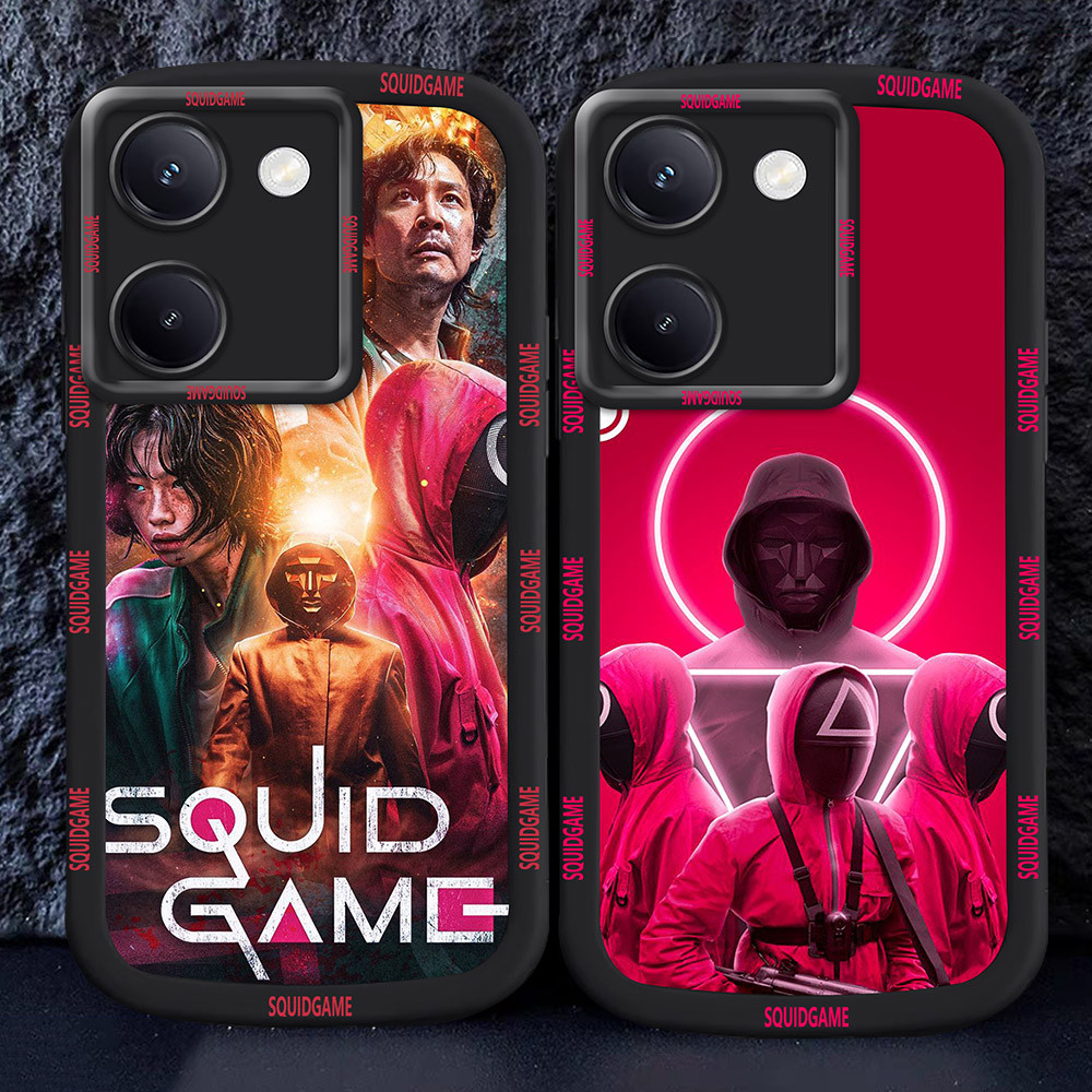 อ่อนนุ่มเคสโทรศัพท์หรับ VIVO Y27S Y36 V29E V30 Pro 5G M30 Squid Game