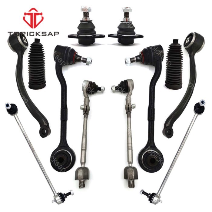 TOPICKSAP 12pcs Front Forward Rearward Control Arm Tie Rod Kits for BMW E90 E91 X1 325xi 328xi xDri