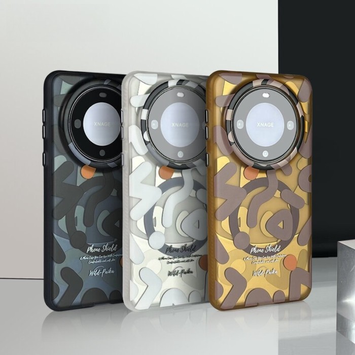 การชาร์จแม่เหล็ก เคสป้องกันการตก Graffiti Matte ที่เข้ากันได้สําหรับ Huawei Mate 80 Pro