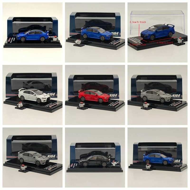 C Hobby Japan 1/64 Lancer Evolution X Final Edition W/Engine Display Model Hj642053 Series Diecast