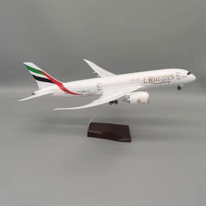 ขายร้อน 45 ซม.เครื่องบินรุ่น Airbus B787 Union Ark B787 เครื่องบินรุ่น B787 Emirates ล้อ Limited Edi