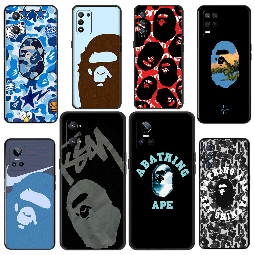 A BATHING APE Realme Narzo X2 70X N65 GT neo 3T P1 12 Lite C85 C75x C75 C71 15X ความเข้ากันได้ TPU ป