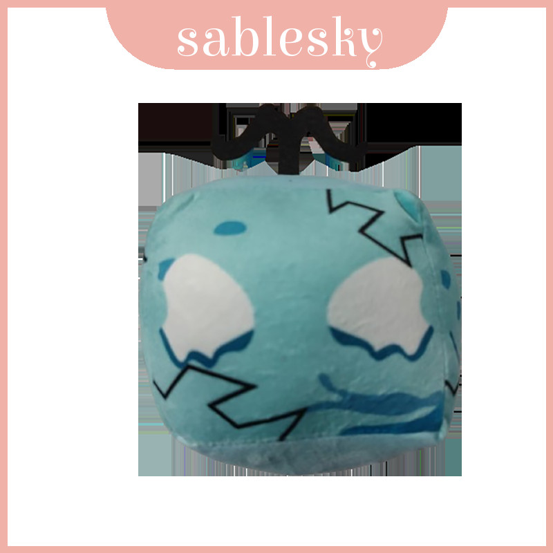 น่ารัก Blox Fruit Plush Short Fur Blue Color Perfect สําหรับคนรักการ์ตูน
