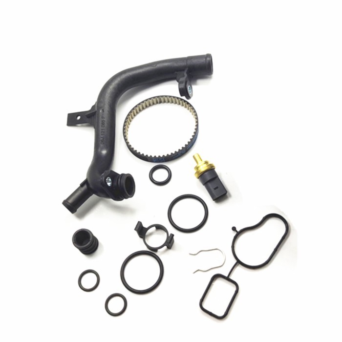 ปั๊มน้ํา Thermostat Assembly ชุดซ่อม EA888 สําหรับ VW Golf 6 Jetta GTI MK6 Passat Audi A3 A4 A5 A6 Q