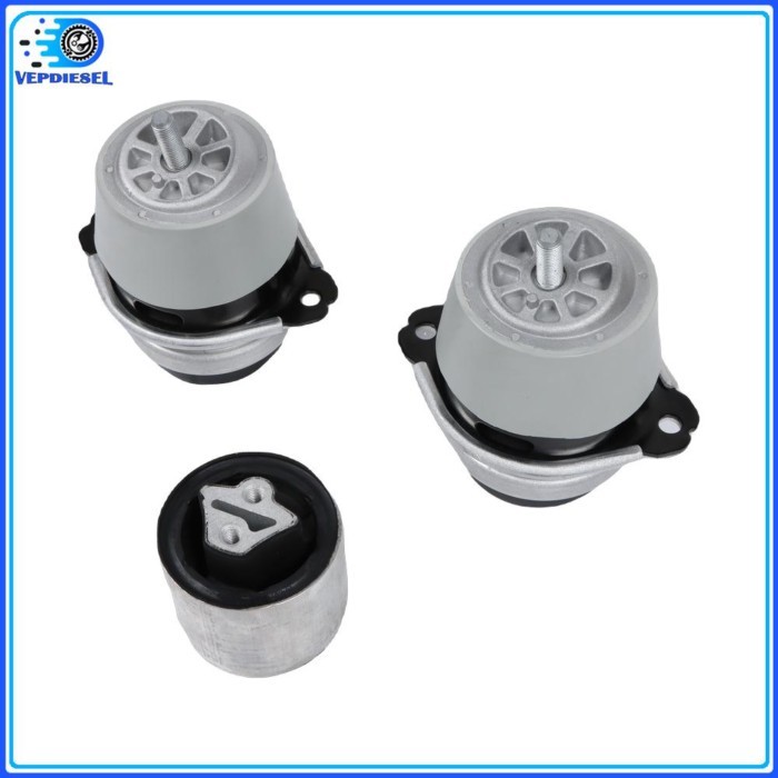 3pcs Engine Trans Mounts For Porsche Cayenne S 3.6T 92A Audi Q7 Volkswagen Touareg 2015-2018 958375