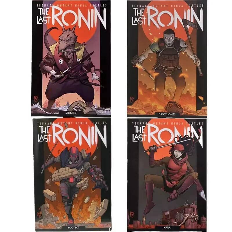 NECA TMNT รูปเต่านินจาวัยรุ่น The Last Ronin ตุ๊กตา Splinter Casey Jones Footbot Karai Action Figura