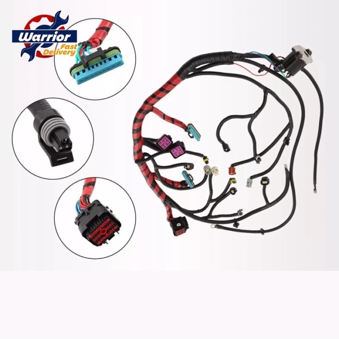F6TZ-9A451-F F6TZ9A451F Engine Wiring Harness for Ford F250/F350 7.3L DI Diesel Engine 1994 1995 19