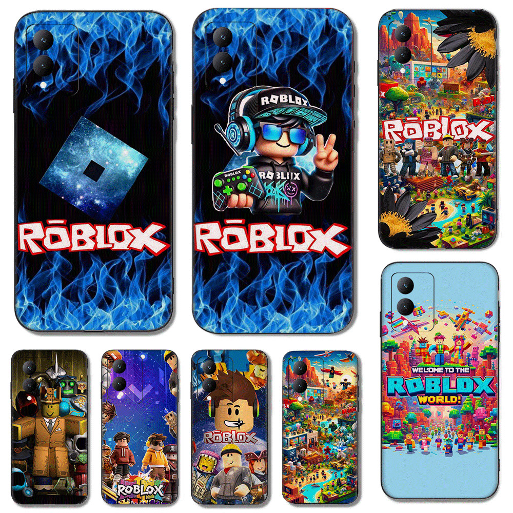 สําหรับVivo Y75 Y77 Y77T Y78M Y78 Plus Y78 Y81 Y81s Y91C Y95 Y93 Y91 Y200 Y300 TPUสีดําเคสโทรศัพท์นุ