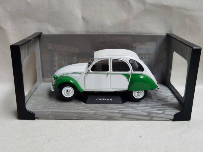 SOLIDO 1/18 CITROEN 2CV6 1985 CITROEN โมเดลรถโลหะผสม