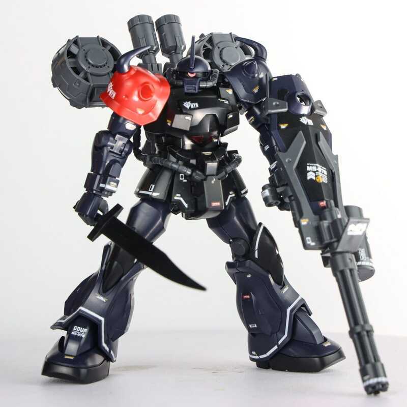 1/144 SATR B3 Night Leader Gouf Custom Heavy Cannon ประเภทพร้อมกระเป๋าเป้สะพายหลังหน่วยเที่ยวบินกันดั้มประกอบรุ่นชุด, Mecha ของเล่นสะสม 14 ปี