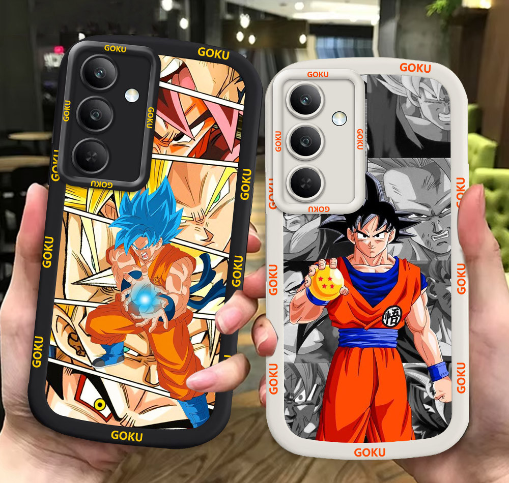 G68 Dragon Ball ขาวดำเคสโทรศัพท์หรับ Samsung A56 S24 A25 S25 S22 A36 Ultra Plus 5G ปก