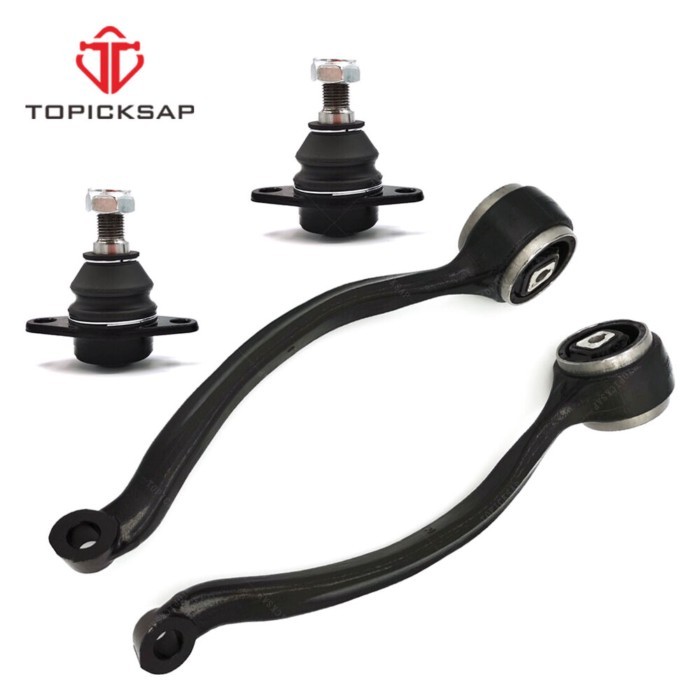 TOPICKSAP 4pcs Front Lower Control Arm Ball Joint Suspension Kit Set for BMW E90 325xi 328xi 2006-2