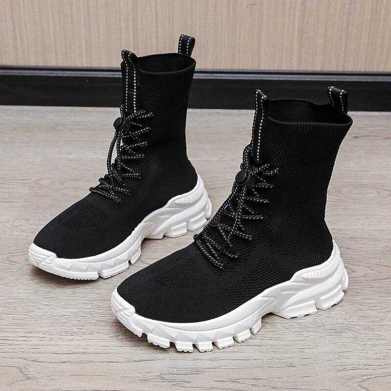 C Women's Boots Shoes Trend 2022 Sneakers Botines Sock Chelsea Short Platform Designer New Rock Got
