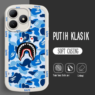 อ่อนนุ่มเคสโทรศัพท์หรับ Realme 11 C55 C53 9i 11X C51 5G M52 ba_pe shark