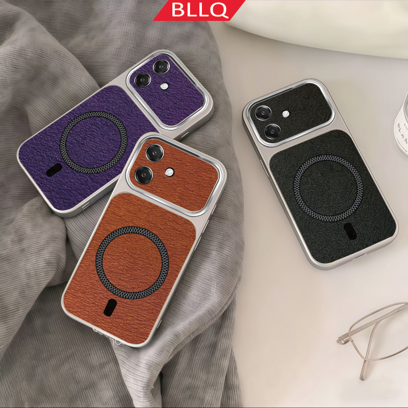 เคสสําหรับเคสโทรศัพท์ OPPO A60 4G 5G พร้อมดีไซน์ลายใหม่,เคสกันกระแทกวงแหวนดูดแม่เหล็กแบบกริด TPDT01