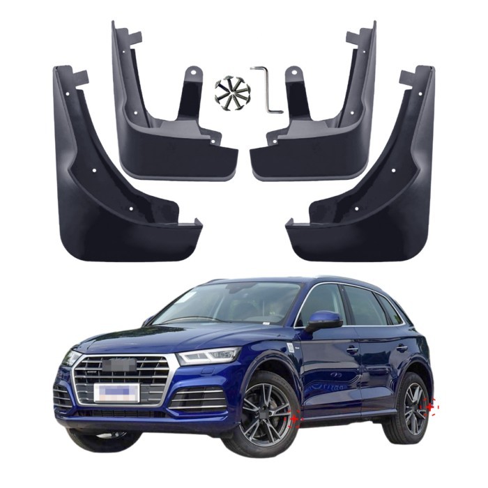 For Audi Q5 Sline Edition SQ5 Mud Flaps Splash Guards Audi Q5 S-line SQ5 Mudguards 4pcs 2017-2020 2