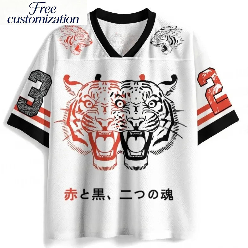 2026 ใหม่ย์กีฬาแขนสั้นเสื้อ,เสื้อคอวีแขนสั้น, ย2เค กีฬาแฟชั่น3ง พิมพ์แห้งเร็วย์