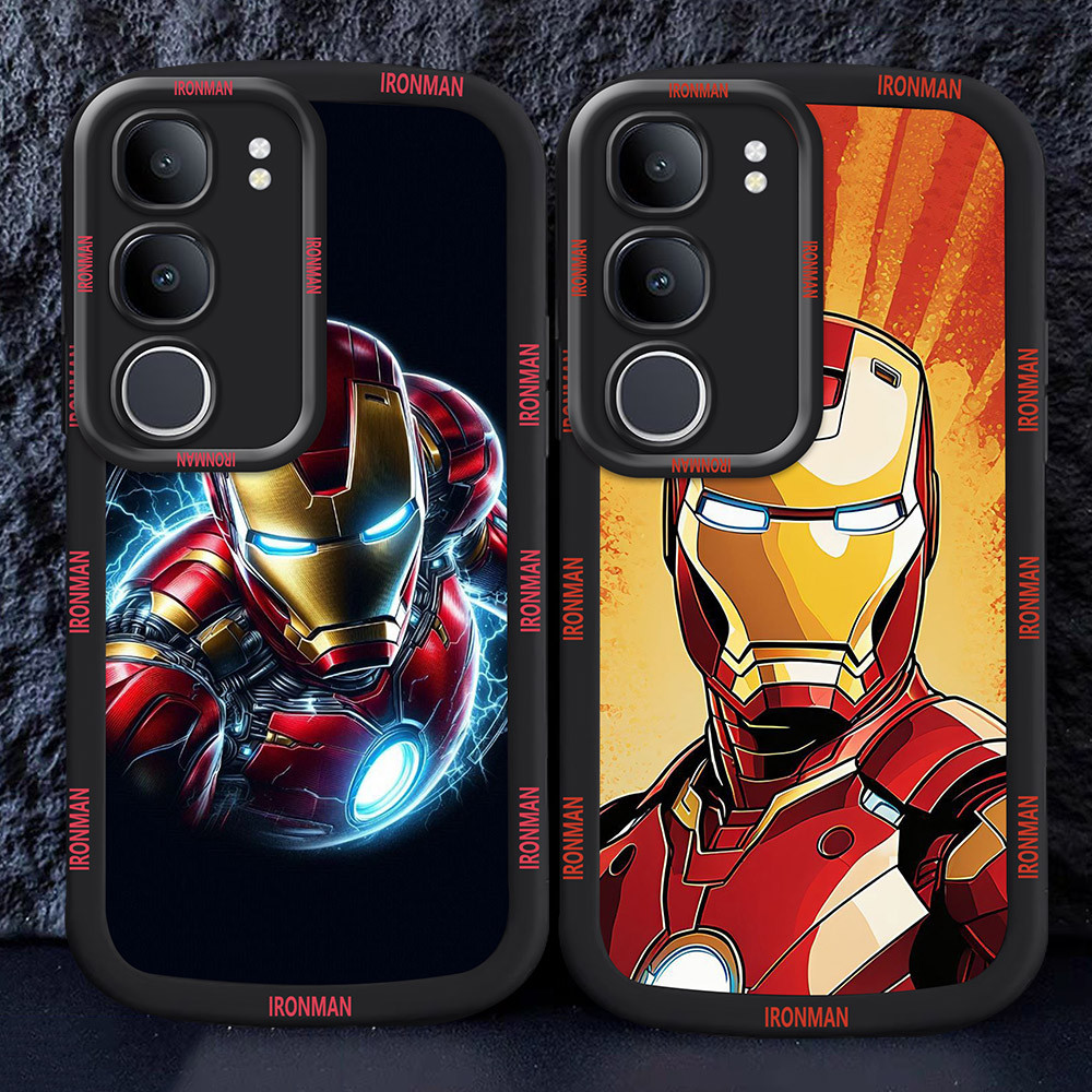 อ่อนนุ่มเคสโทรศัพท์หรับ VIVO Y29 V25 V50 Lite V25E 5G M37 Iron Man