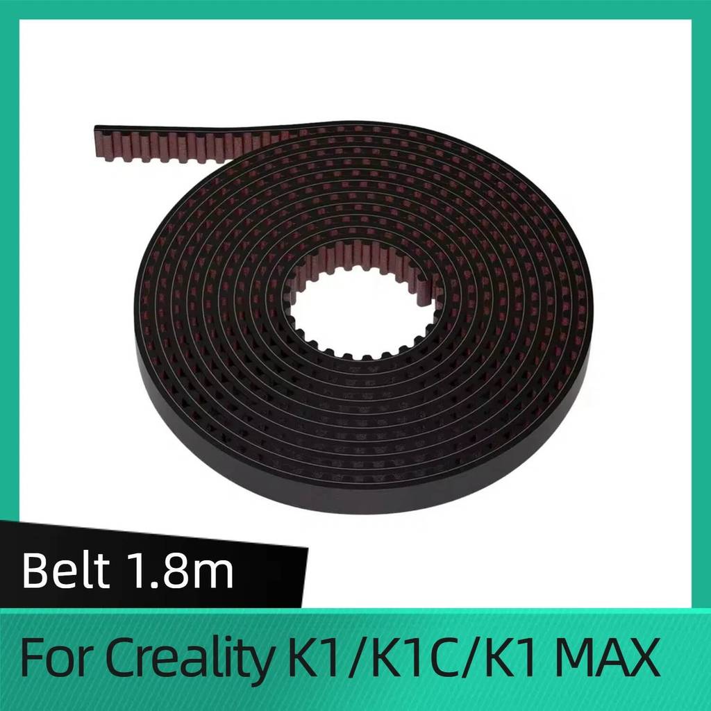 เข็มขัดสําหรับ Creality K1/ K1C/K1 Max/K1/Ender-3 V3 X-axis/Y-axis 3D เครื่องพิมพ์ XY เข็มขัด 1.8M 3