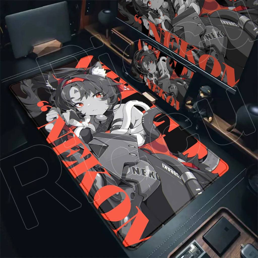 ใหม่ Zenless Zone Zero แผ่นรองเมาส์ ZZZ Wright Asaba Yuma Trigger Evelyn Chauvelier Anby Jane ยางขนา