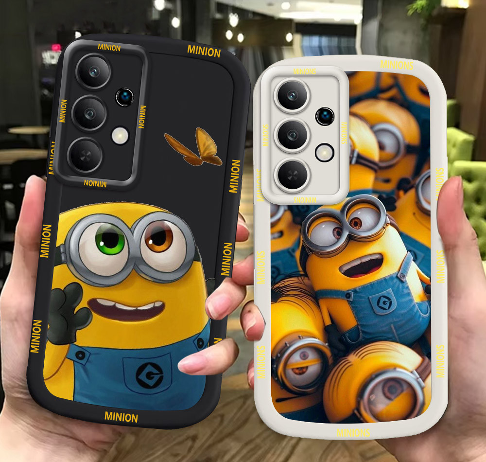 G60 Minion ขาวดำเคสโทรศัพท์หรับ Samsung FE A22 S23 S21 Plus Ultra ปก