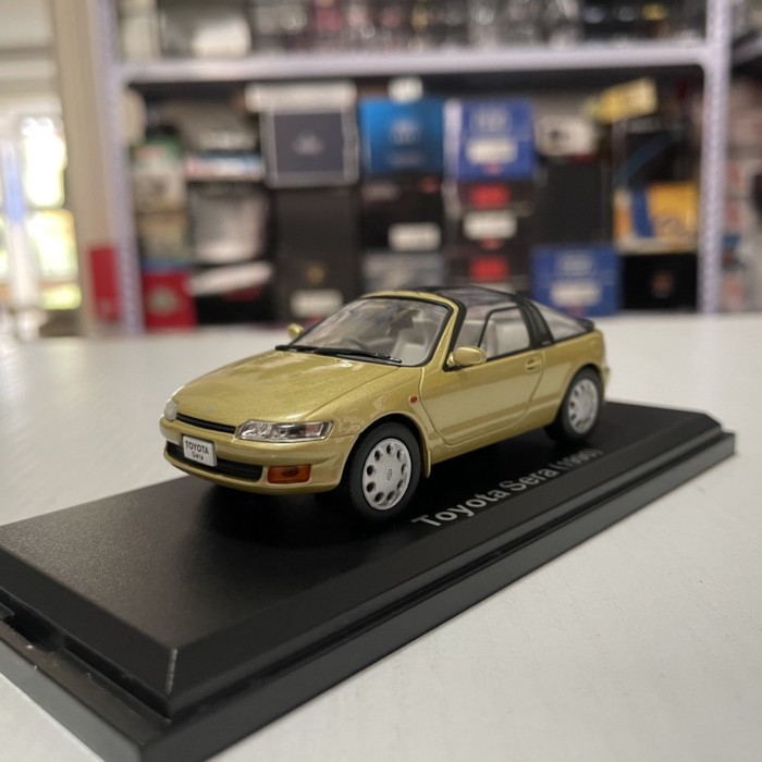 1: 43 Norev TOYOTA SERA TOYOTA Siera 1990 Owing Gate รถสปอร์ตรถรุ่นทอง