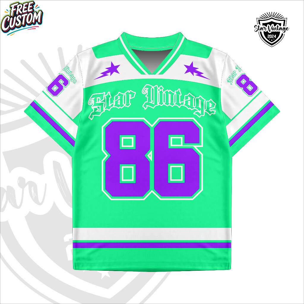 ฟรีชื่อที่กําหนดเองและหมายเลขVintage พิมพ์ Jersey Vintage Jersey หมายเลข 86 Jersey Vintage Streetwea