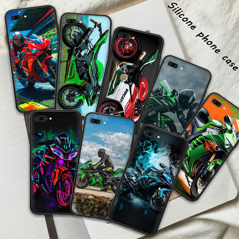 KAWASAKI Samsung Galaxy A07 A17 A26 A36 A56 M07 F17 S25 Fe S25Plus S25Ultra S25 Edge 45U8 รถจักรยานย