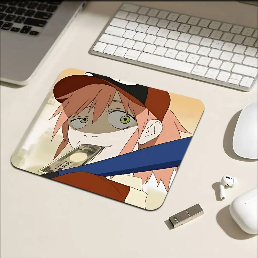 อะนิเมะ F-Flcl Mousepad ขนาดเล็ก LockEdge แผ่นรองเมาส์สําหรับนักเล่นเกมโต๊ะคอมพิวเตอร์ Pad รูปสี่เหล