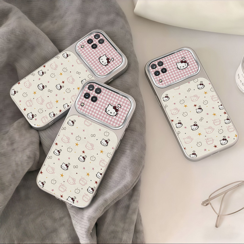 เหมาะสําหรับ Samsung A12 A22 4G 5G เคสโทรศัพท์ดีไซน์ใหม่แมวน่ารักรูปแบบปลอกกันกระแทก TPDT06
