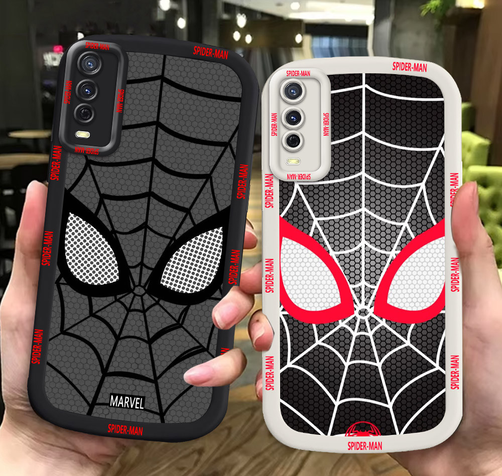 G37 Spider-man ขาวดำเคสโทรศัพท์หรับ VIVO Y20s Y20a Y11s Y20i Y20 Y20g Y12a Y12s 2021 ปก
