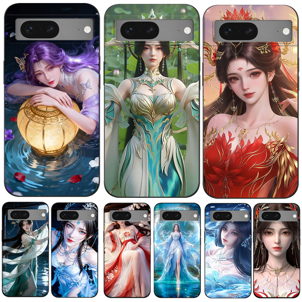 สําหรับ Google Pixel 7 สําหรับ Google Pixel 7 Pro Soft Case สีดํา tpu กรณีพระเจ้า F1 dollar racing อ