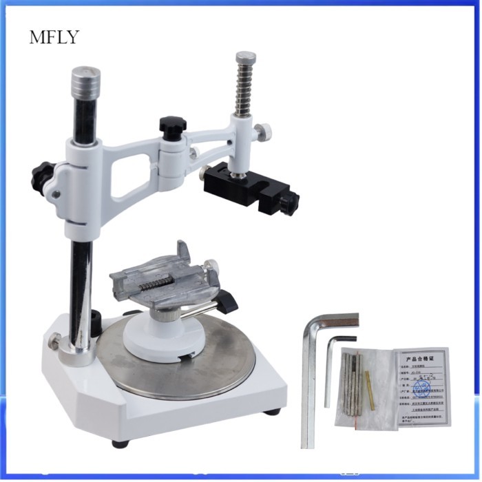 New JT-09 Dental Lab Equipment Parallelometer Square Base Surveyor Visualizer with 7 Tips