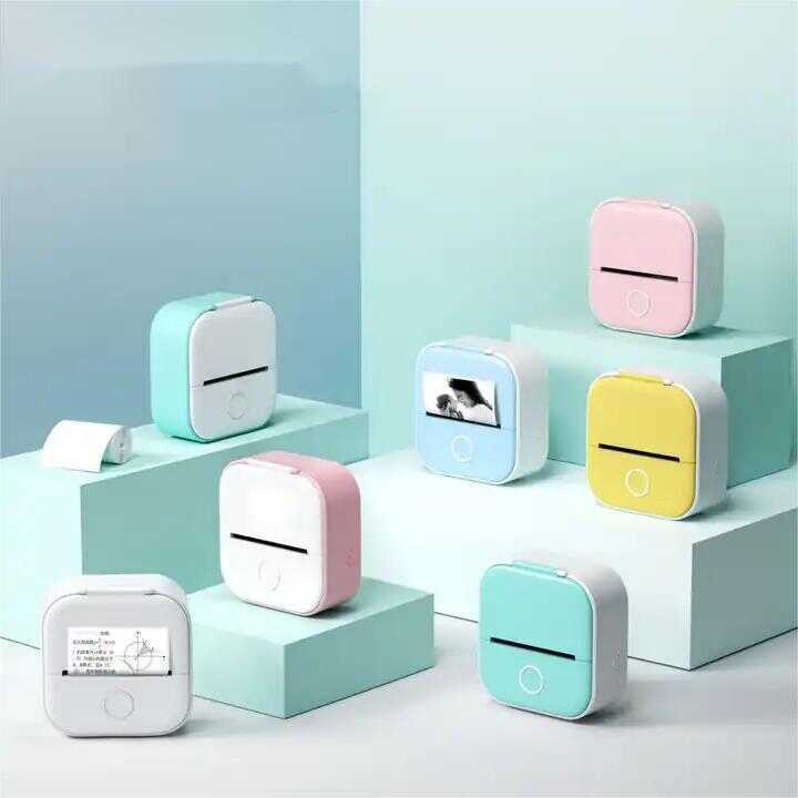 รุ่นต่างประเทศ T02 Home Wrong Question Mini Pocket Portable Bluetooth Label Photo Handbook Thermal P