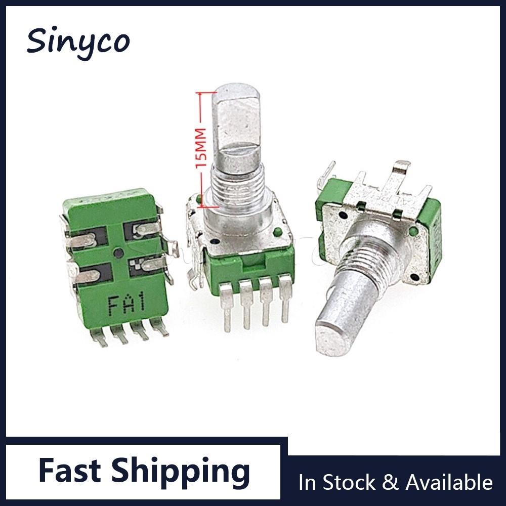 1PCS Alpha Boss GT10 Volume Effector 0B2.5K 0B20K Potentiometer 360 องศาการหมุน RV112FF 4Pins แนวตั้